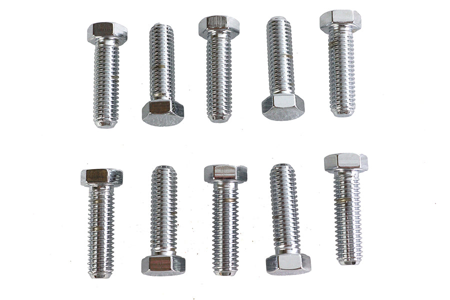 Hex Cap Bolts Chrome 7/16-14 X 1-1/2",Y