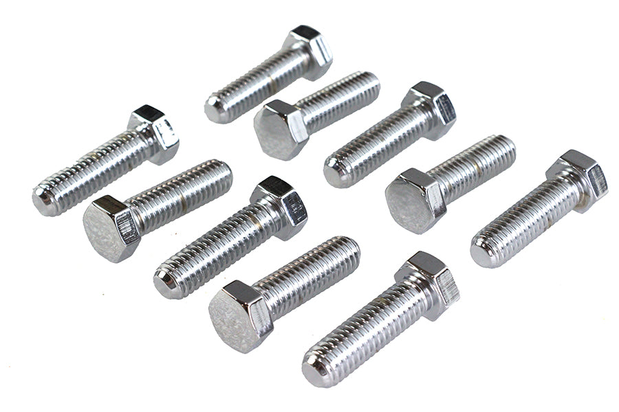 Hex Cap Bolts Chrome 7/16-14 X 1-1/2",Y