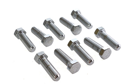 Hex Cap Bolts Chrome 7/16-14 X 1-1/2",Y