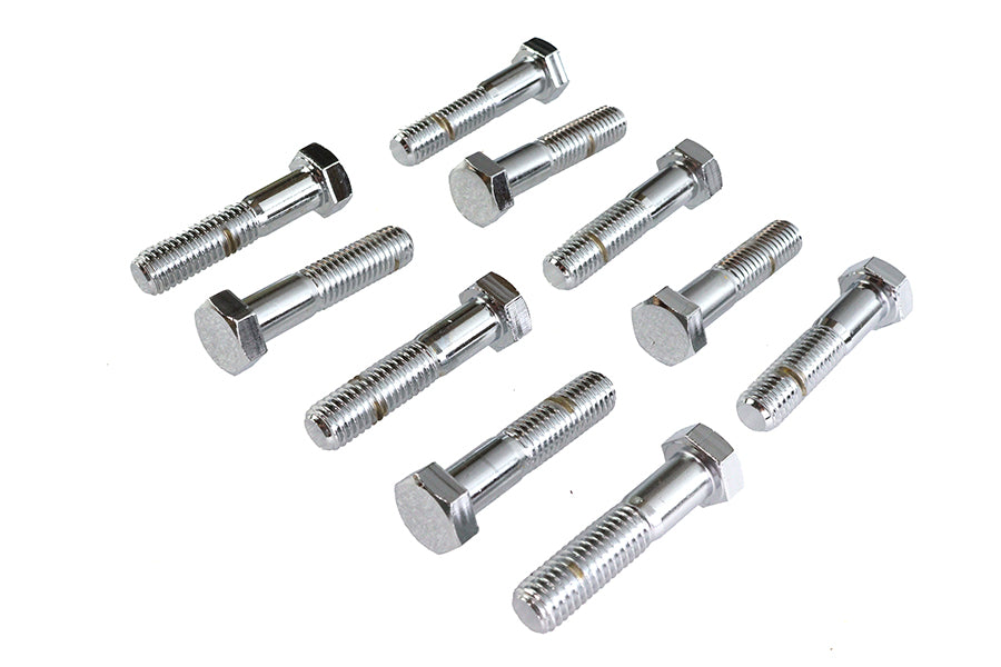 Hex Cap Bolts Chrome 1/2-13 X 2-1/4",Y