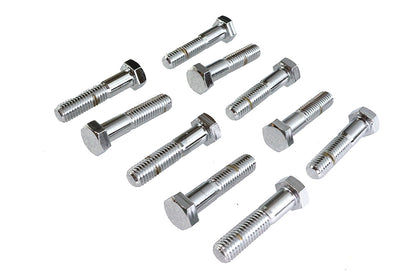 Hex Cap Bolts Chrome 1/2-13 X 2-1/4",Y