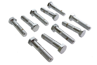 Hex Cap Bolts Chrome 1/2-13 X 2-1/4",Y