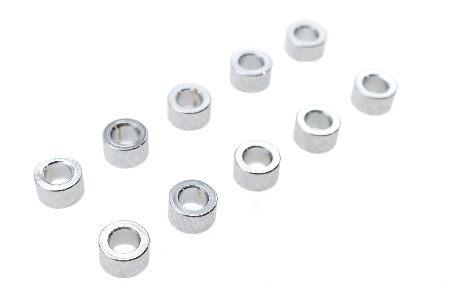 Chrome Spacers 1/4 x 7/16" x 3/16