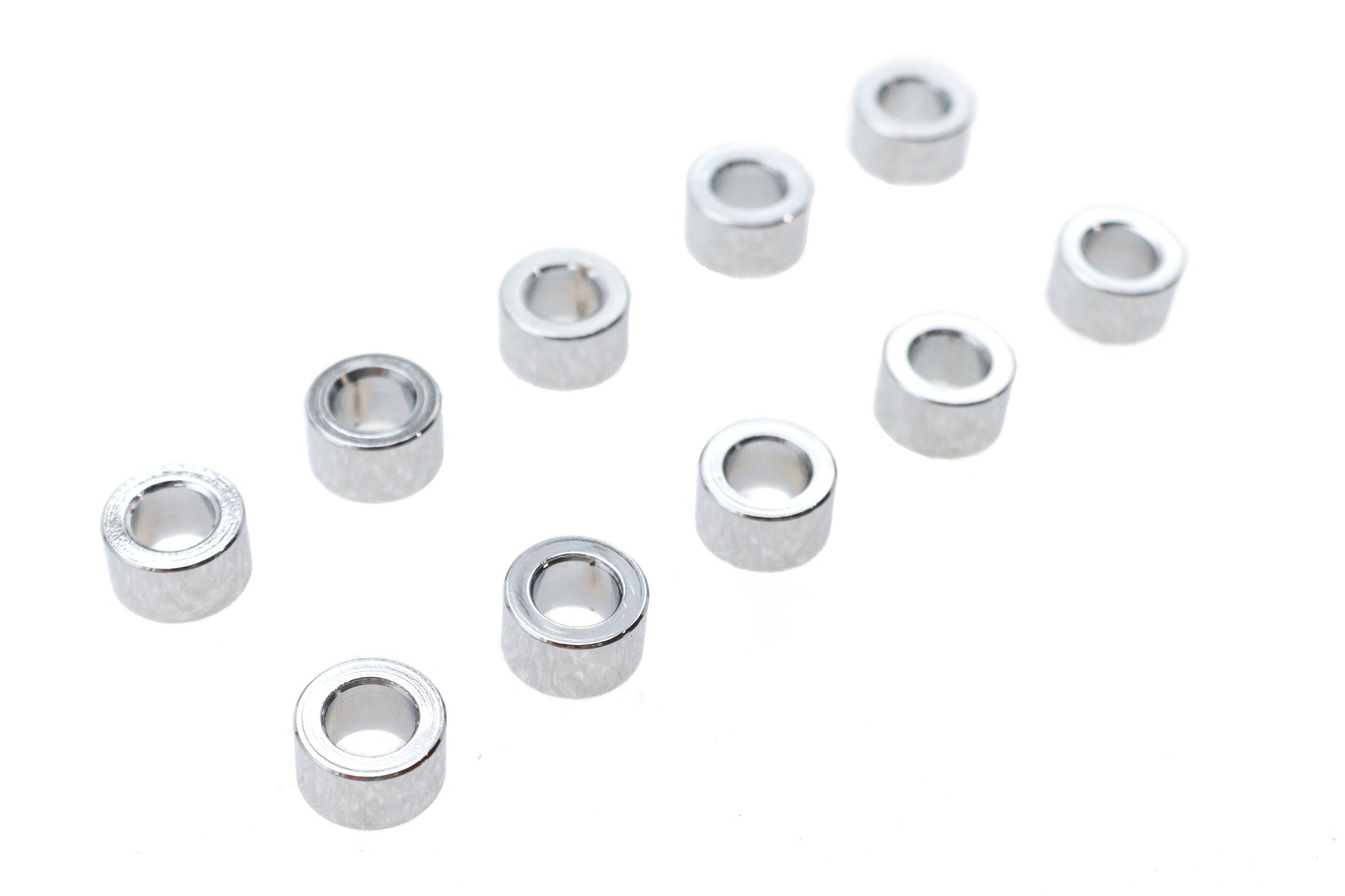 Chrome Spacers 1/4 x 7/16" x 3/16