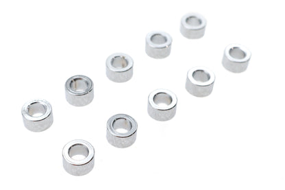 Chrome Spacers 1/4 x 7/16" x 3/16
