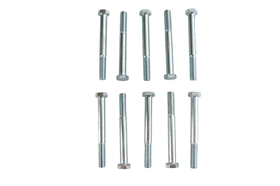 Hex Cap Bolts Zinc 3/8 x 3-1/2