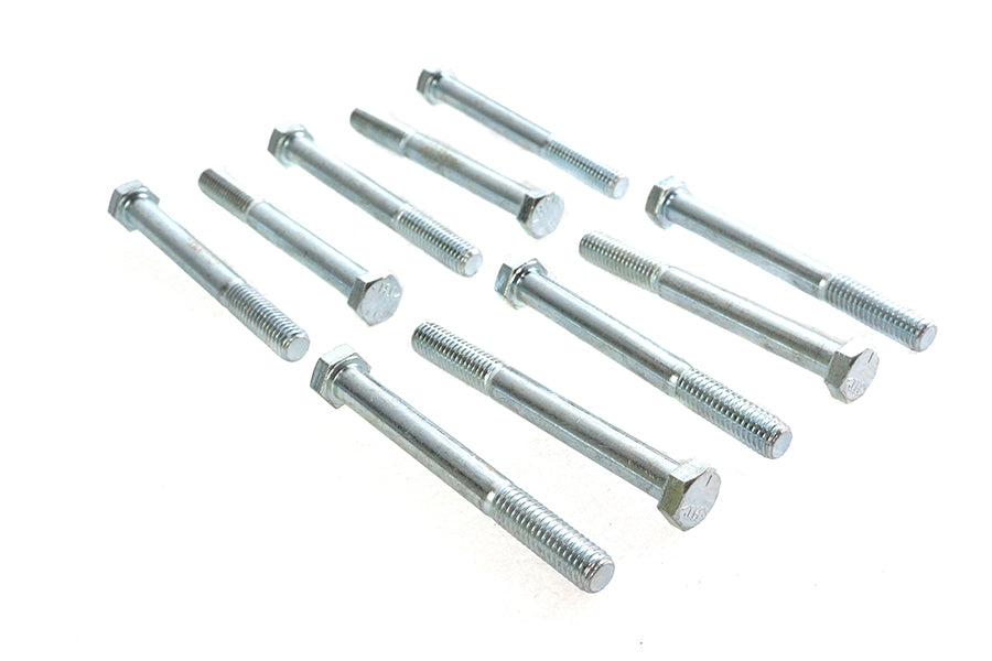 Hex Cap Bolts Zinc 3/8 x 3-1/2