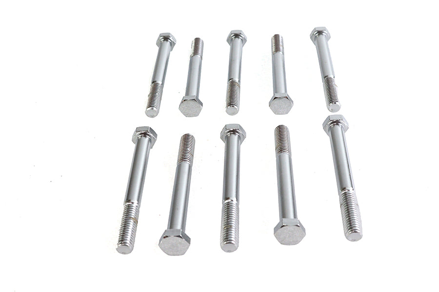 Hex Cap Bolt Chrome 3/8 X 3-1/2