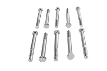 Hex Cap Bolt Chrome 3/8 X 3-1/2