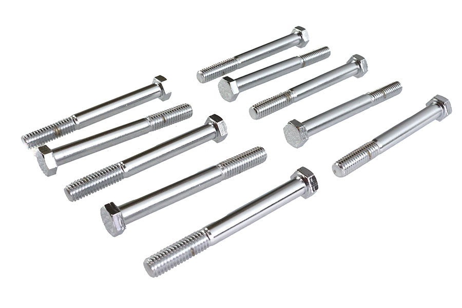 Hex Cap Bolt Chrome 3/8 X 3-1/2