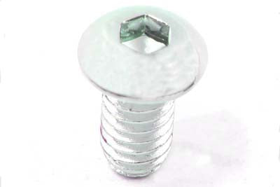 Allen Button Head Screws Chrome 1/4 X 1/2