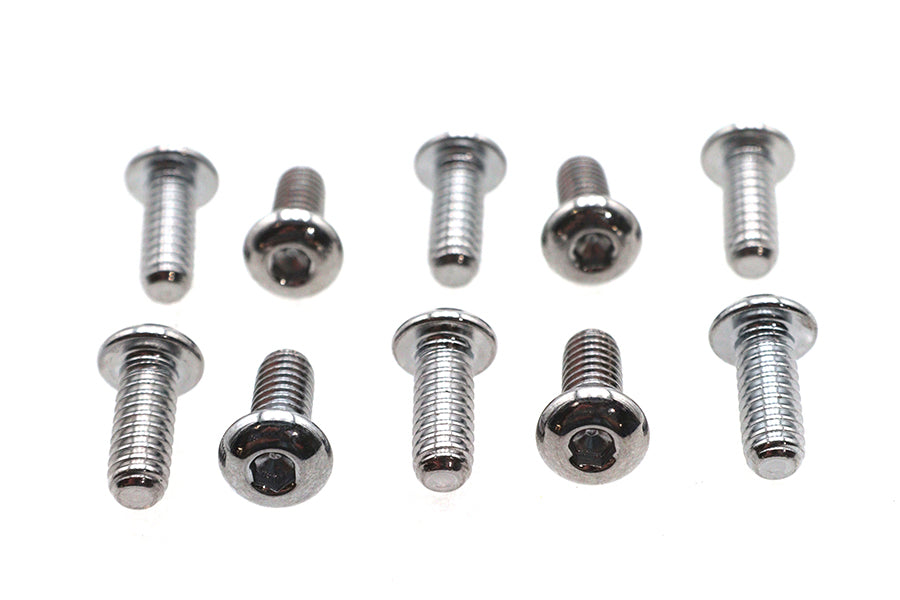 Allen Button Head Bolt Chrome 1/4 X 5/8