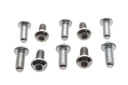 Allen Button Head Bolt Chrome 1/4 X 5/8