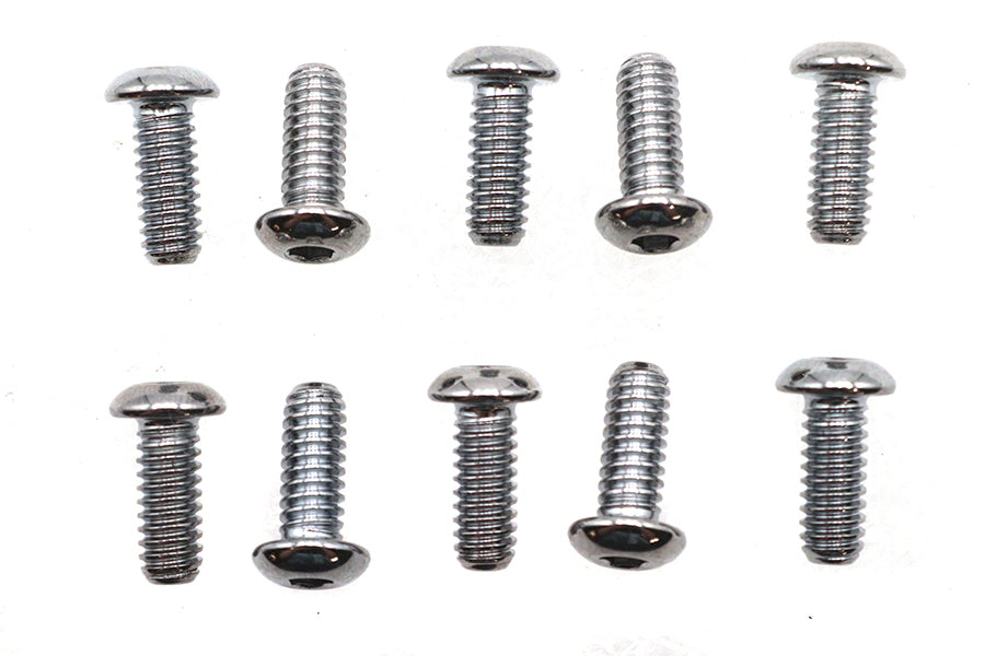 Allen Button Head Bolt Chrome 1/4 X 5/8