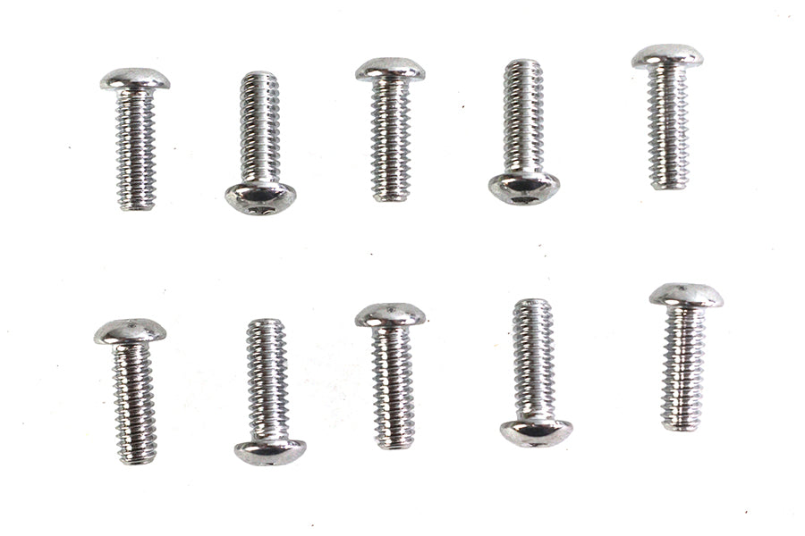 Allen Button Head Screws Chrome 1/4 X 3/4