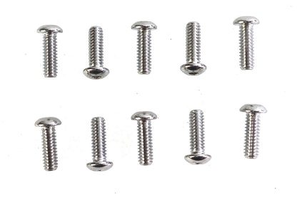 Allen Button Head Screws Chrome 1/4 X 3/4
