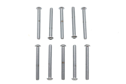 Allen Button Head Screws Chrome 1/4 X 2-1/4