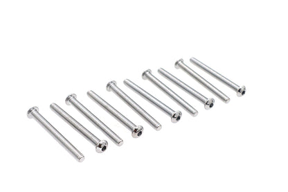 Allen Button Head Screws Chrome 1/4 X 2-1/2