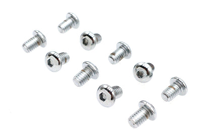 Allen Button Head Screws Chrome 5/16 X 1/2