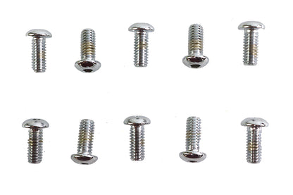 Allen Button Head Screws Chrome 5/16 X 3/4