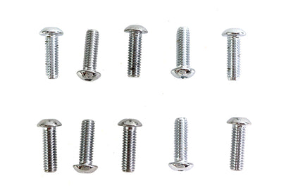 Allen Button Head Screws Chrome 5/16 X 1