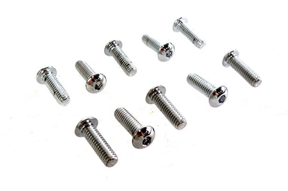 Allen Button Head Screws Chrome 5/16 X 1