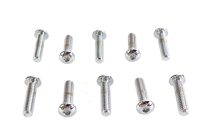 Allen Button Head Screws Chrome 5/16 X 1-1/4