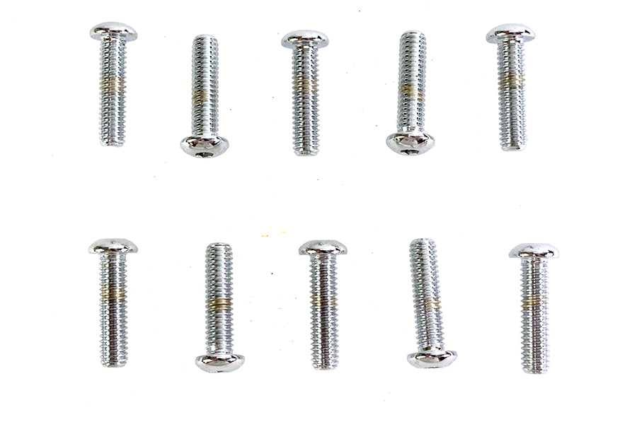 Allen Button Head Screws Chrome 5/16 X 1-1/4