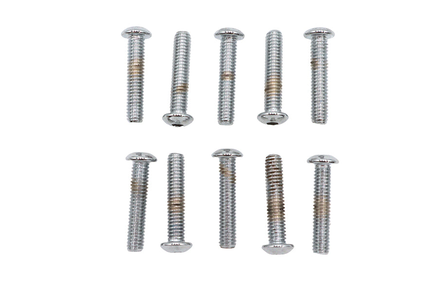 Allen Button Head Screws Chrome 5/16 X 1-1/2