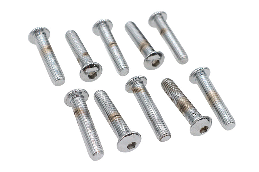 Allen Button Head Screws Chrome 5/16 X 1-1/2