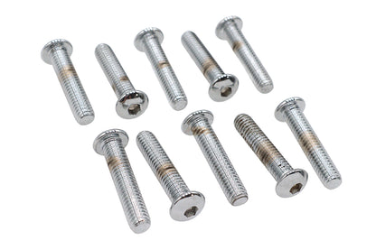 Allen Button Head Screws Chrome 5/16 X 1-1/2