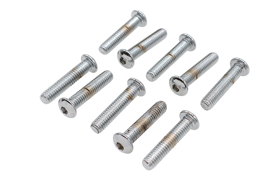 Allen Button Head Screws Chrome 5/16 X 1-1/2