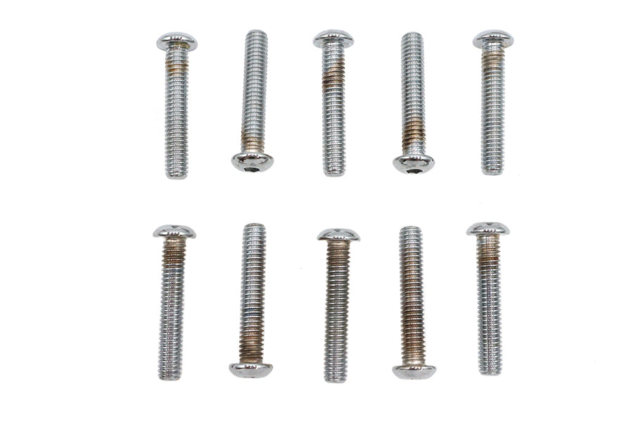 Allen Button Head Screws Chrome 5/16 X 1-3/4