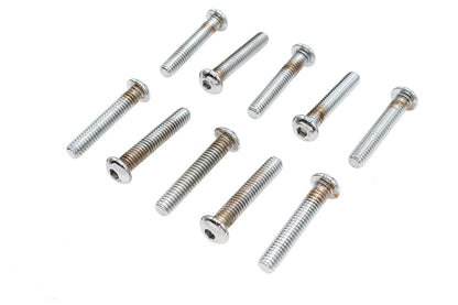 Allen Button Head Screws Chrome 5/16 X 1-3/4