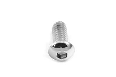 Allen Button Head Screws Chrome 3/8-16 X 1
