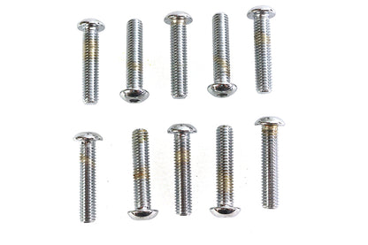 Allen Button Head Screws Chrome 3/8-16 X 1-3/4