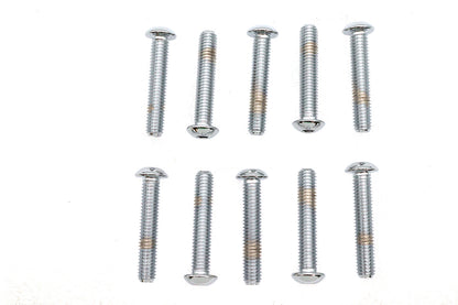 Allen Button Head Screws Chrome 3/8-16 X 2