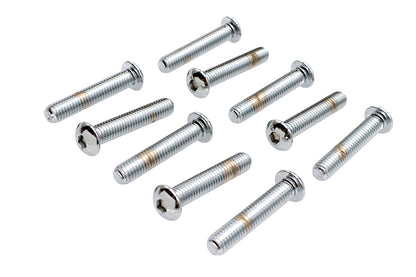 Allen Button Head Screws Chrome 3/8-16 X 2