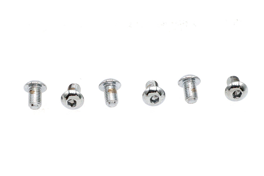 Allen Button Head Screws Chrome 5/16 X 1/2