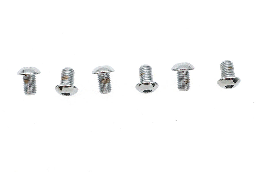 Allen Button Head Screws Chrome 5/16 X 1/2