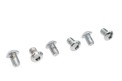 Allen Button Head Screws Chrome 5/16 X 1/2