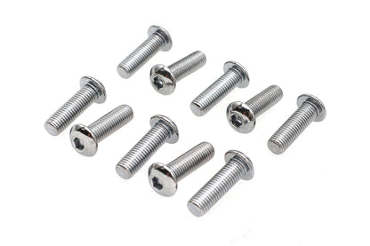 Allen Button Head Screws Chrome 5/16 X 1