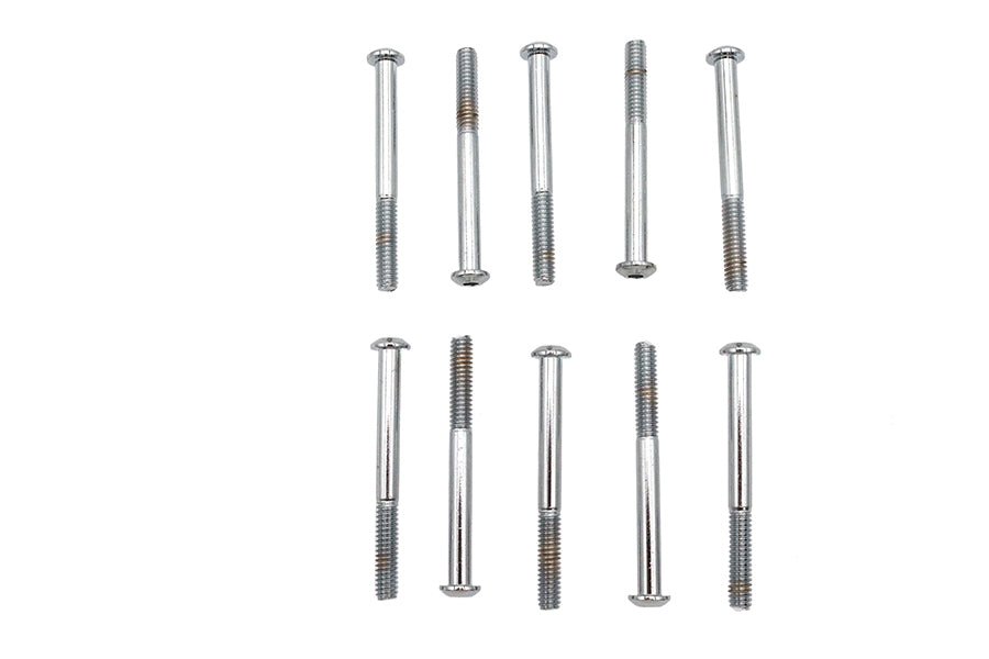 Allen Button Head Screws Chrome 1/4 X 2-5/8
