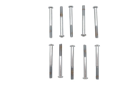 Allen Button Head Screws Chrome 1/4 X 2-5/8