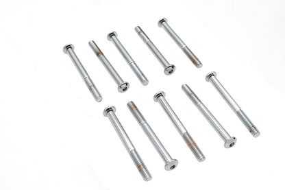 Allen Button Head Screws Chrome 1/4 X 2-5/8