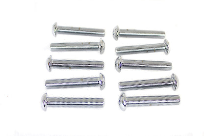 Allen Button Head Screws Chrome 3/8-24 X 2