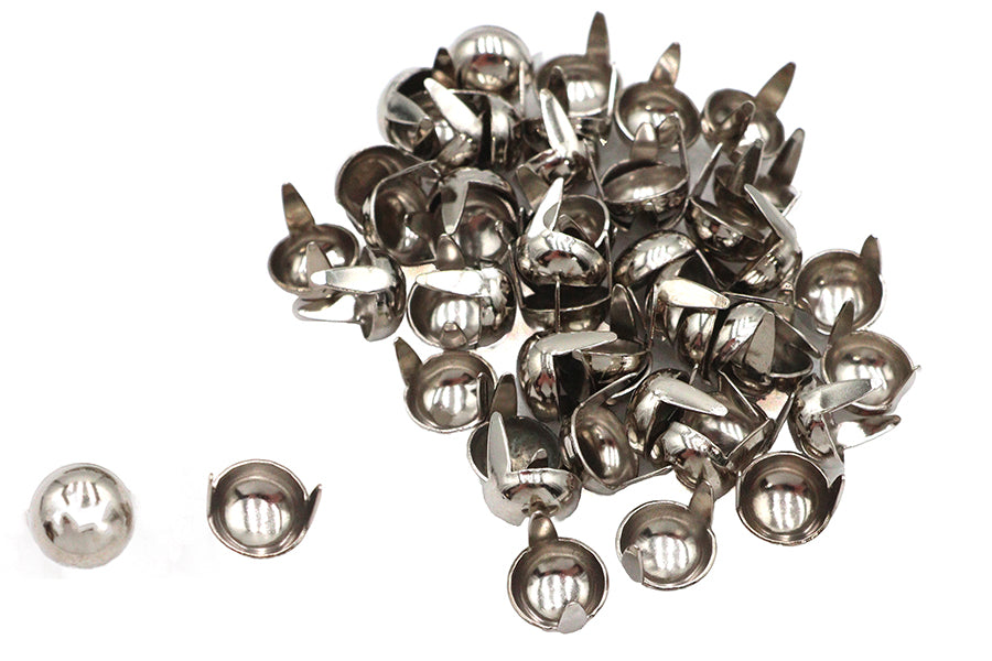 3/8 Round Saddlebag Spot Nickel