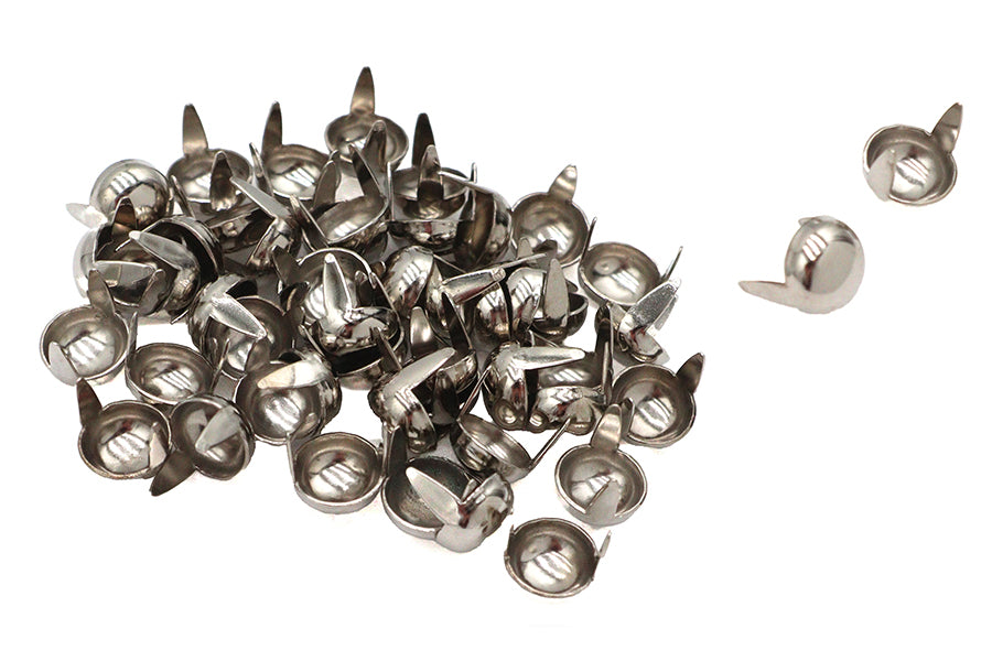 3/8 Round Saddlebag Spot Nickel