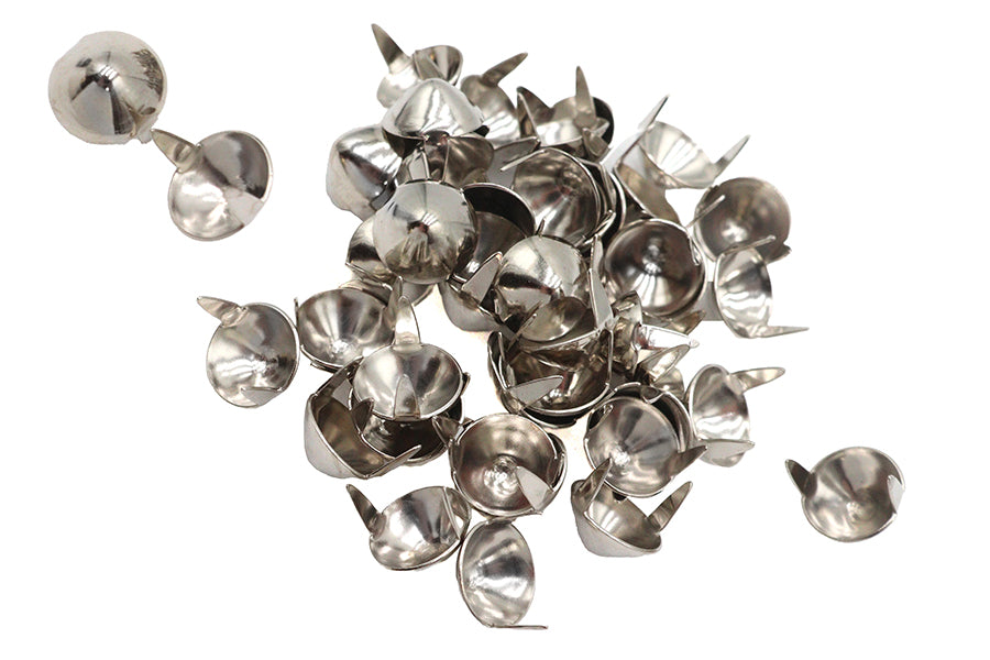 7/16 Pointed Saddlebag Spot Bright Nickel