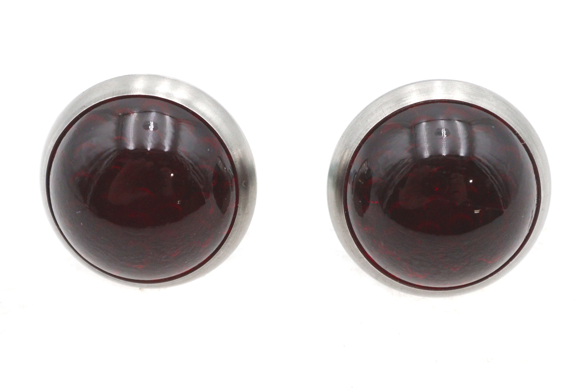 License Plate Frame Reflectors Red Glass